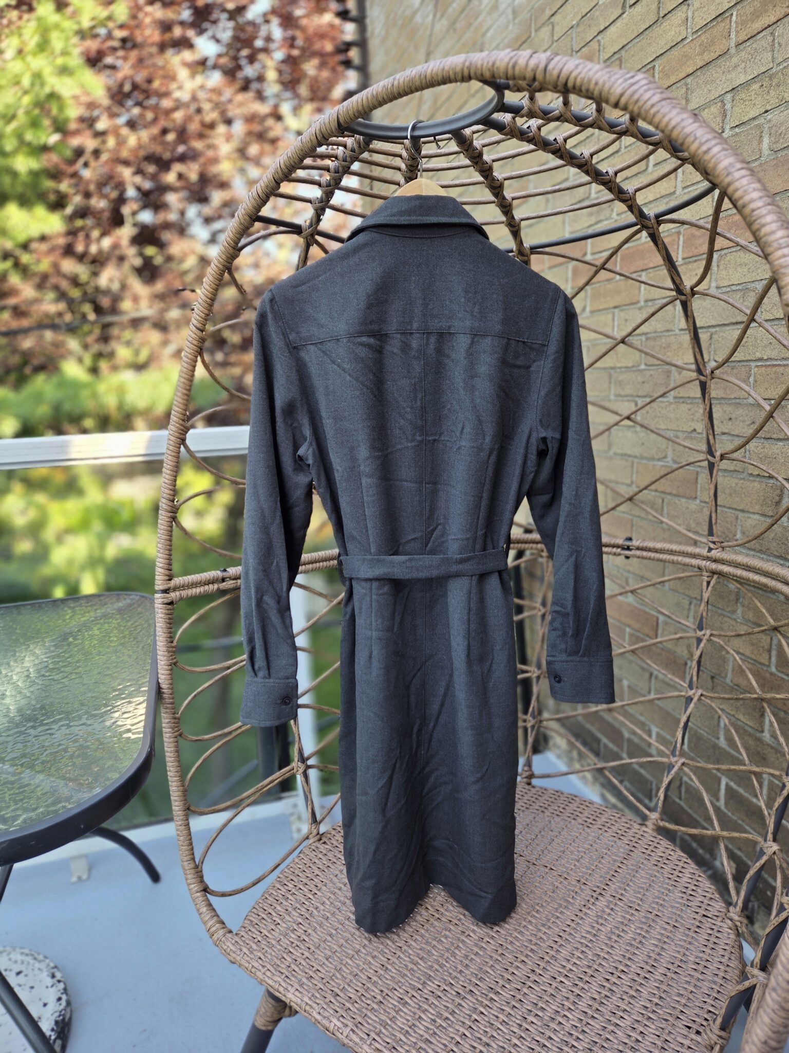 Image for François Beauregard-Robe grise 80% laine fine