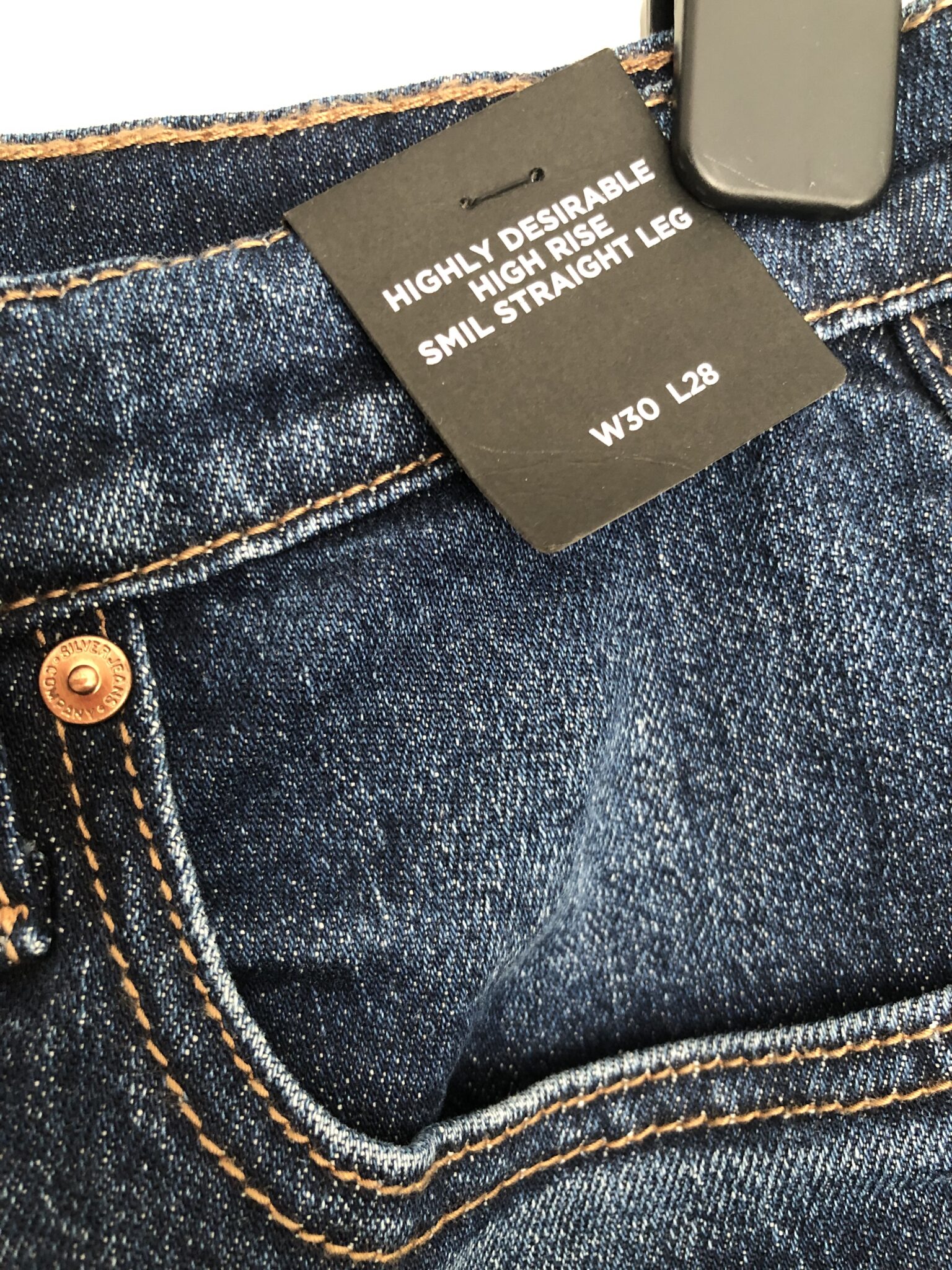 Image for Highly Desirable Straight Jeans SILVER JEANS