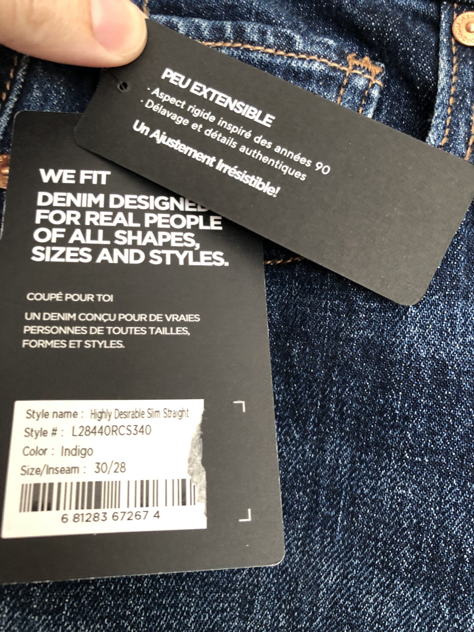 Image for Highly Desirable Straight Jeans SILVER JEANS