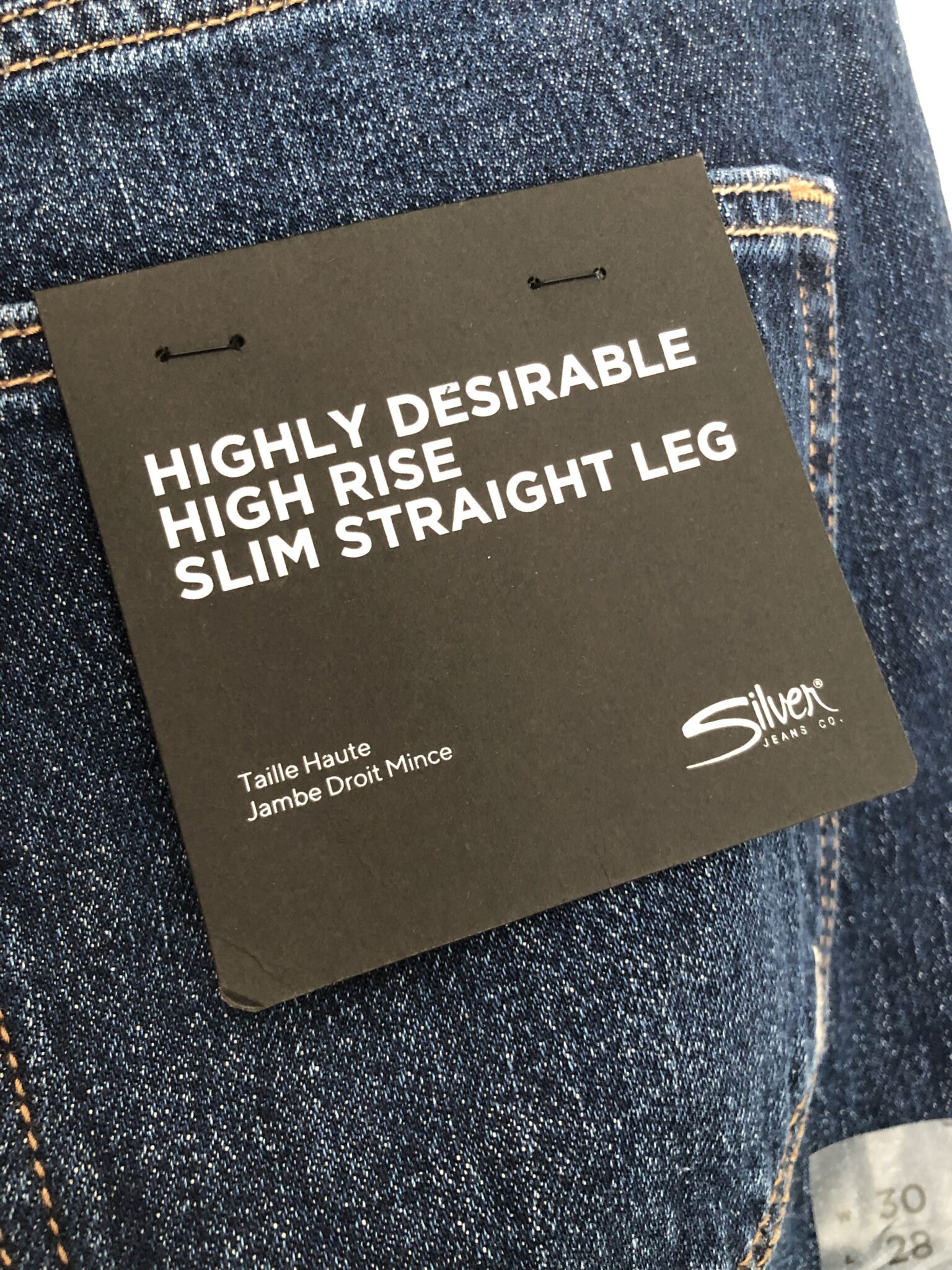 Image for Highly Desirable Straight Jeans SILVER JEANS