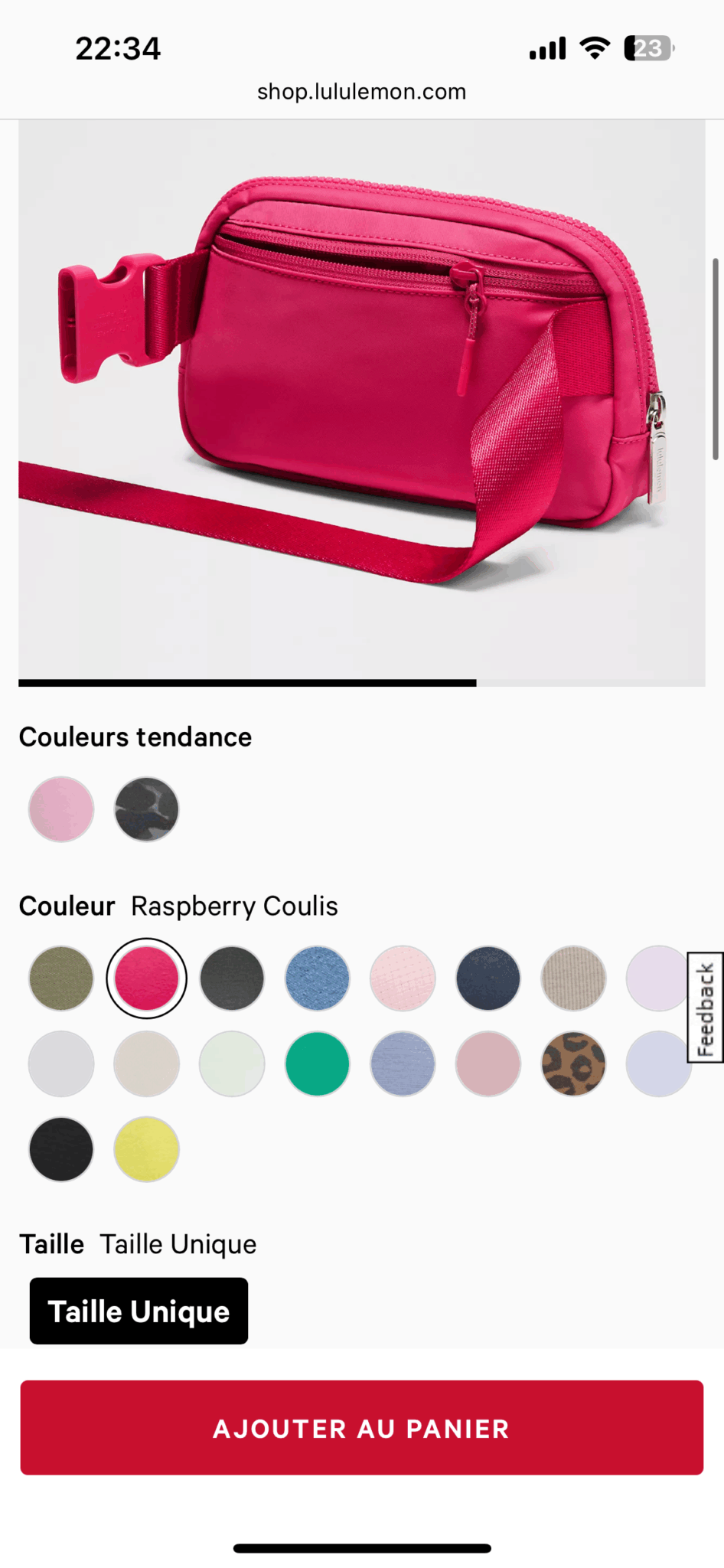 Image for Belt bag Lululemon