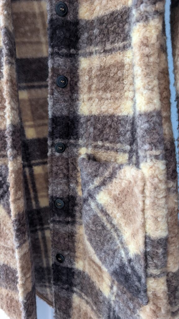 Image for Manteau sherpa oversized