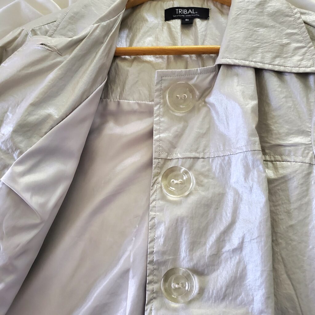 Image for Blazer blanc/gris argent