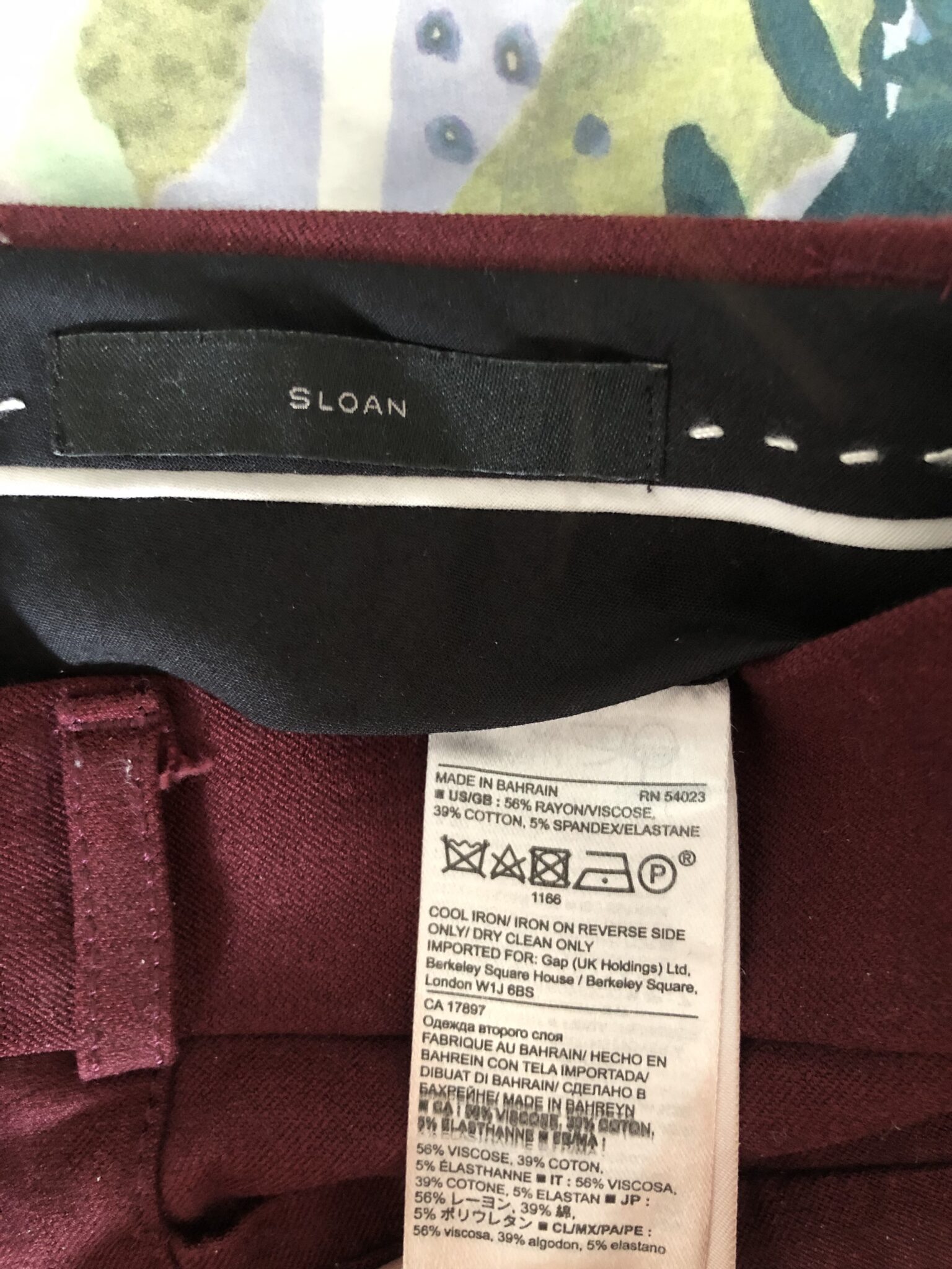 Image for BANANA REPUBLIC cropped trousers