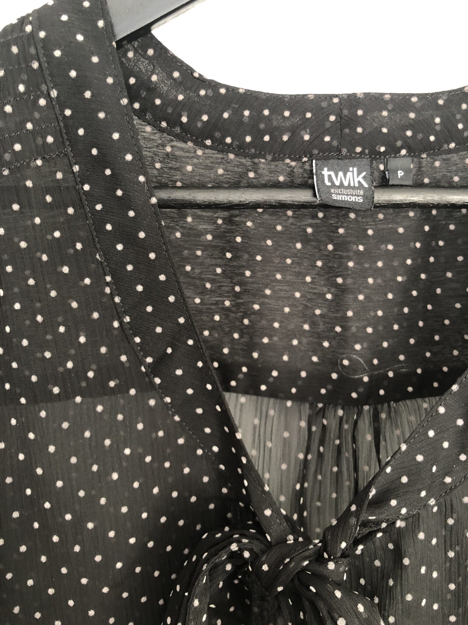 Image for SIMONS black blouse