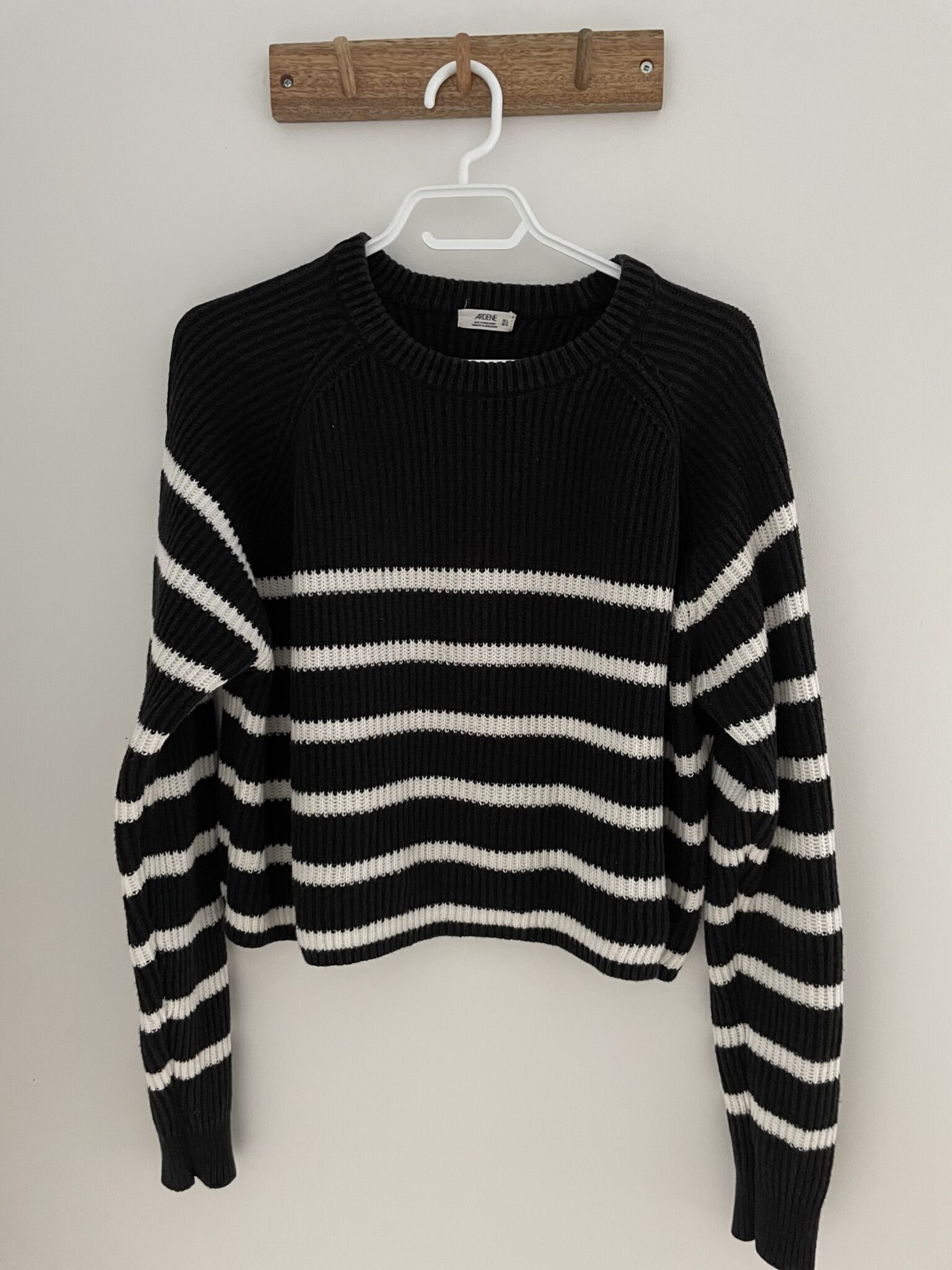 Featured image for Striped crop jumper