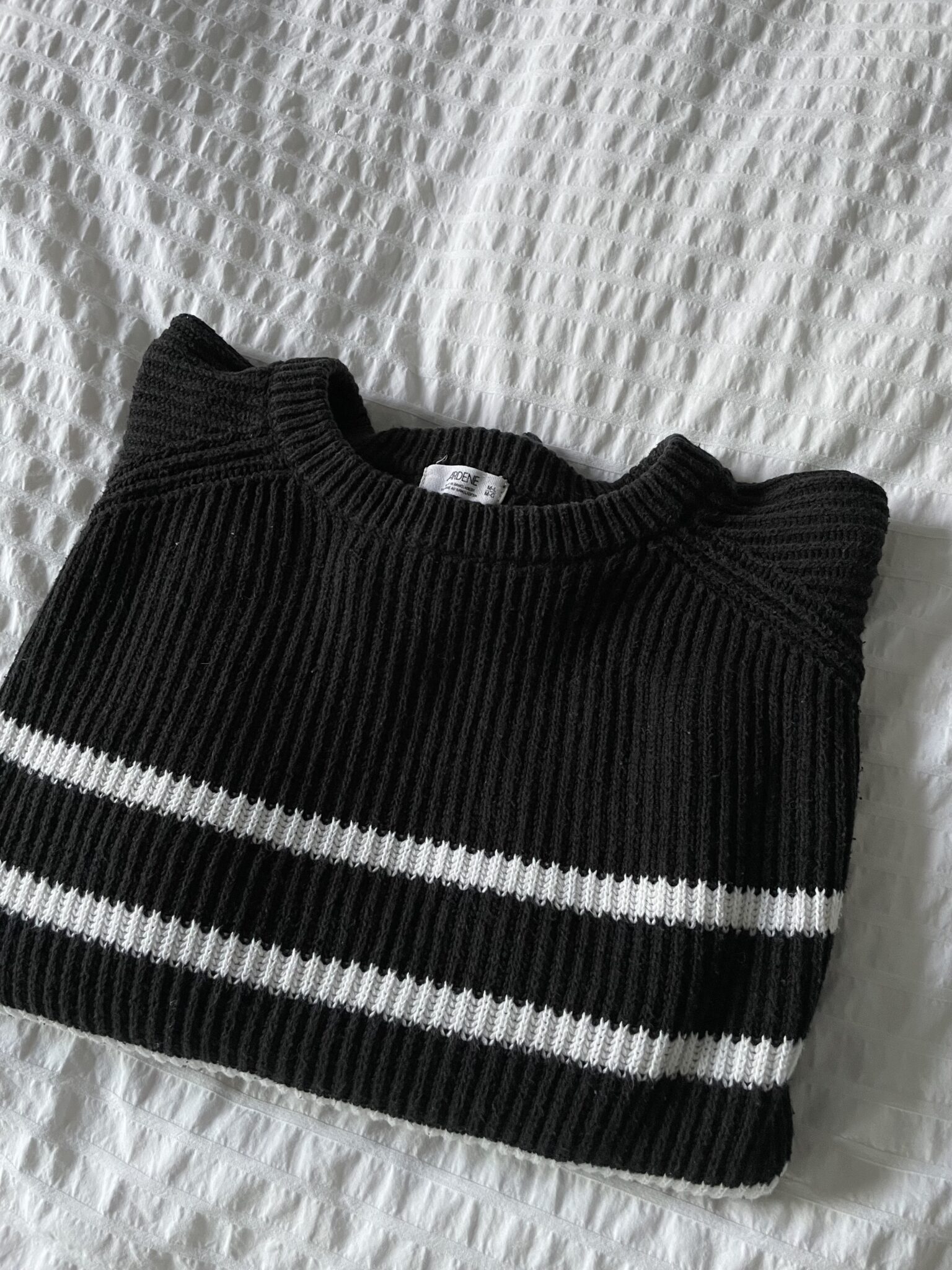 Image for Striped crop jumper