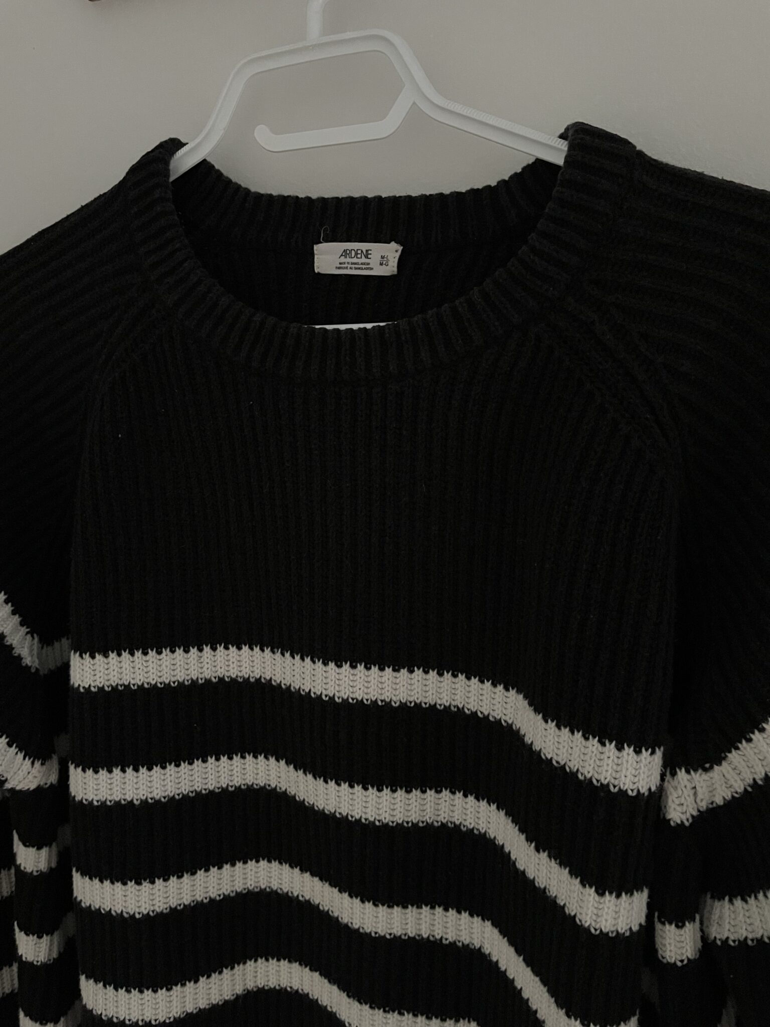Image for Striped crop jumper