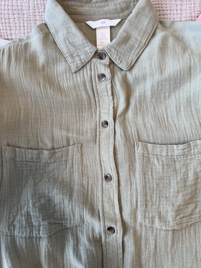 Image for Chemise verte HM