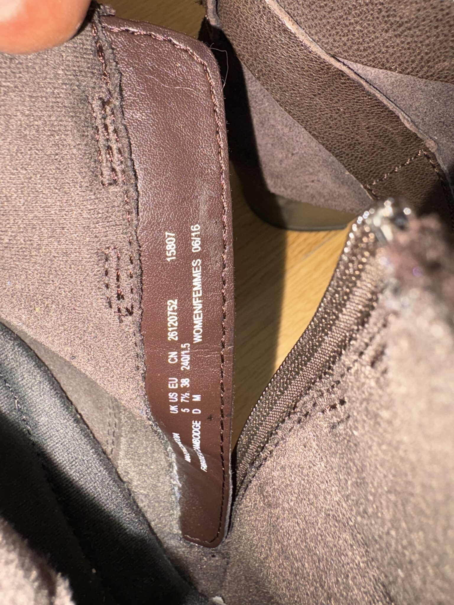 Image for Bottes en Suède Clarks