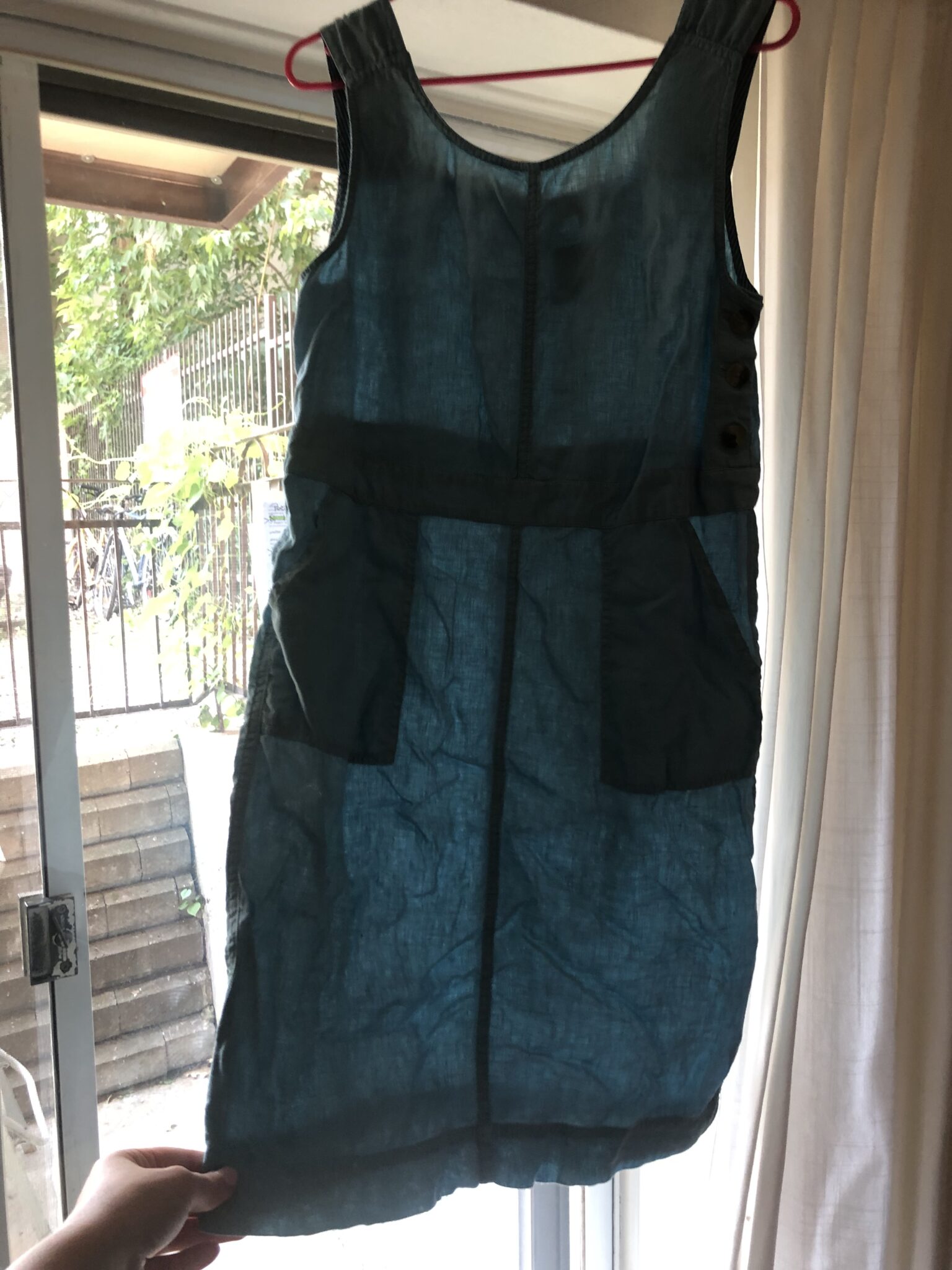 Featured image for Robe style jumper en lin Aqua 🐠