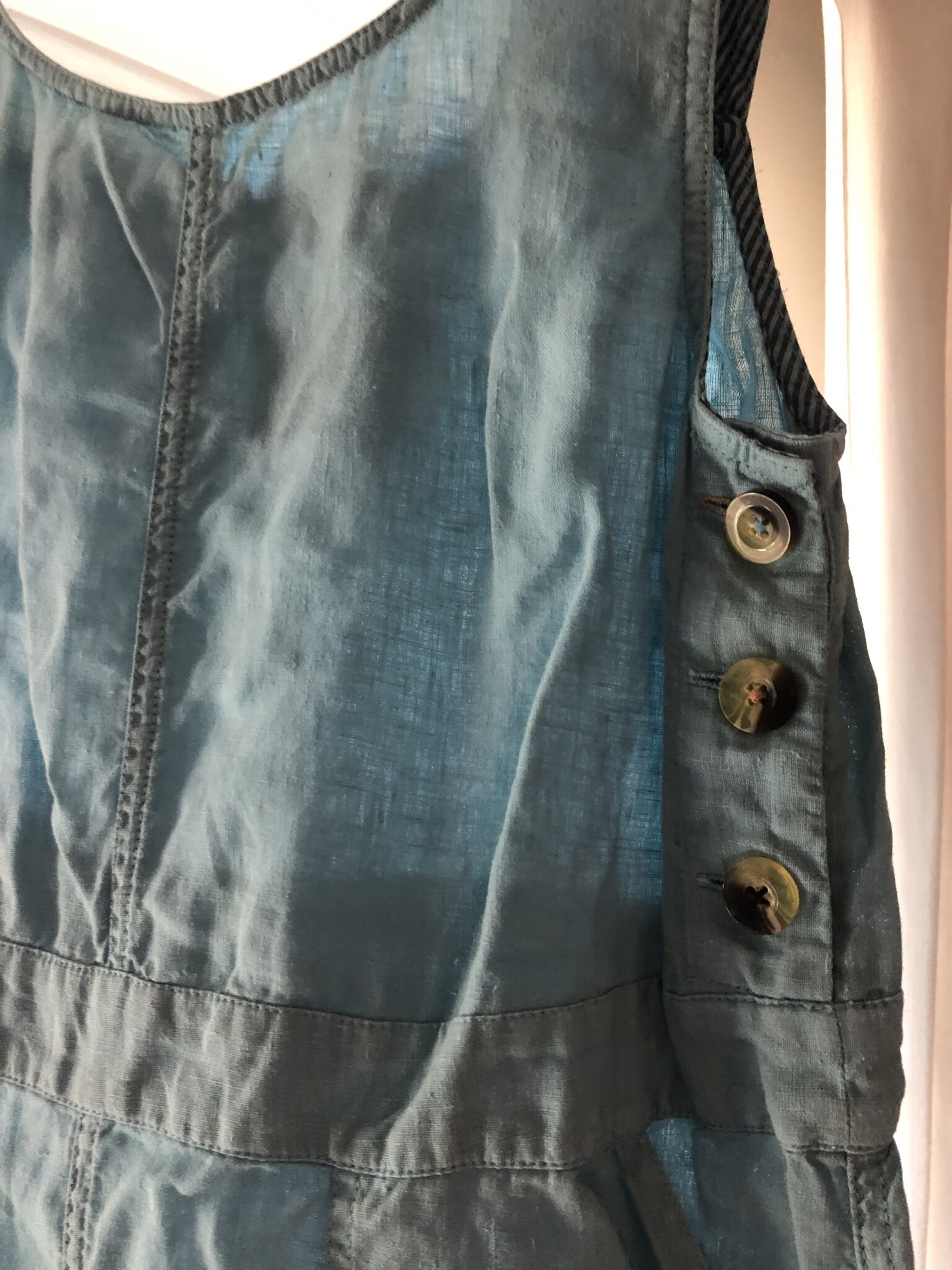 Image for Robe style jumper en lin Aqua 🐠