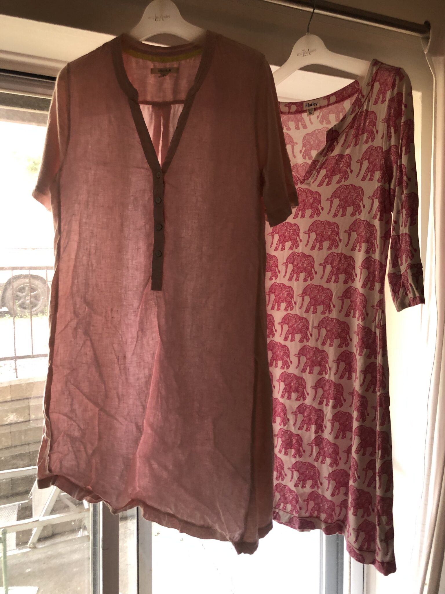 Image for Robe tunique rose en lin 🌹 6 ans