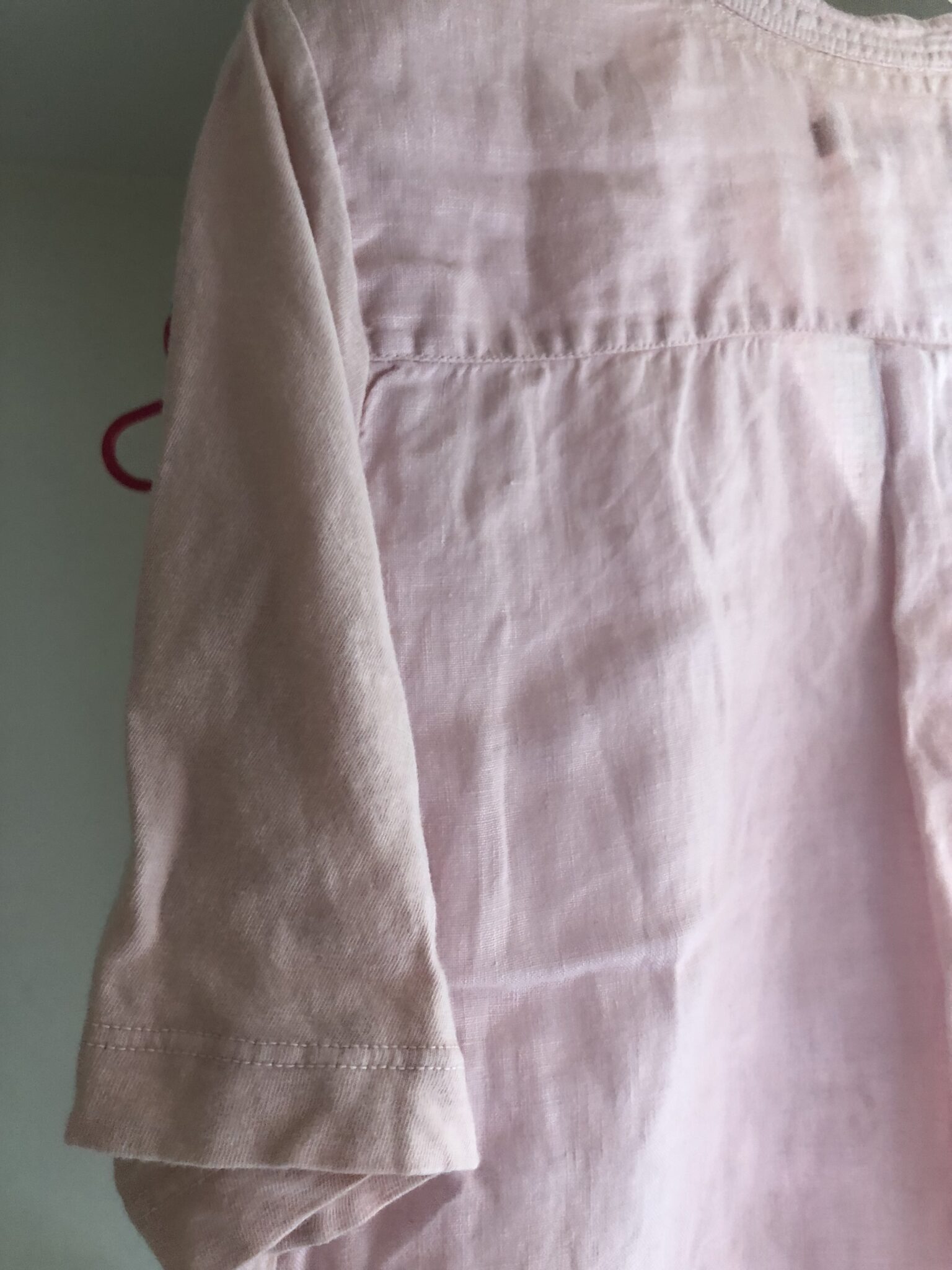 Image for Robe tunique rose en lin 🌹 6 ans