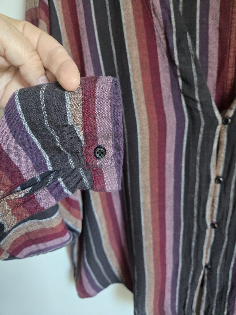 Image for Haut rayé en viscose et lin RAILS