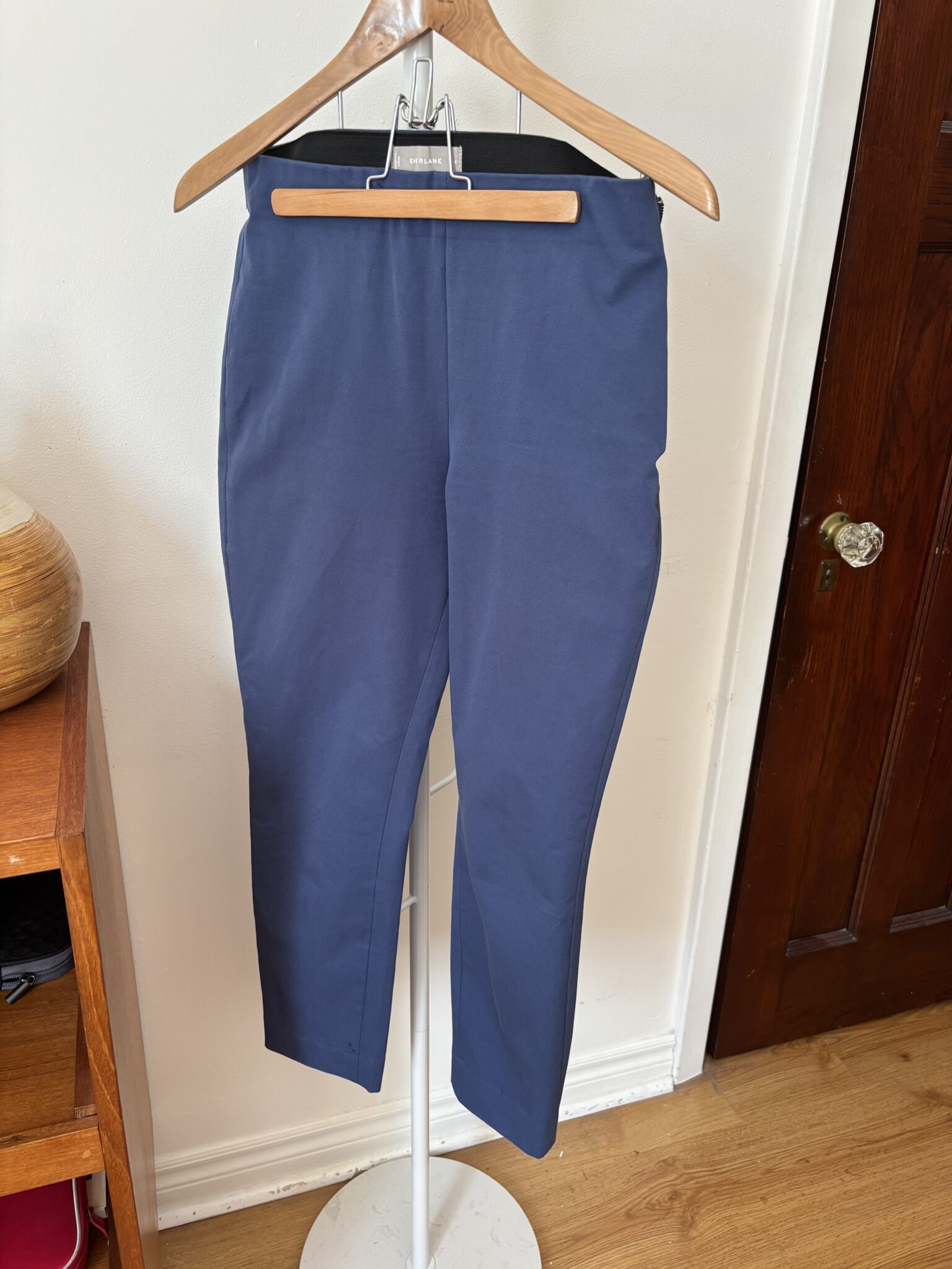 Featured image for Everlane blue trousers