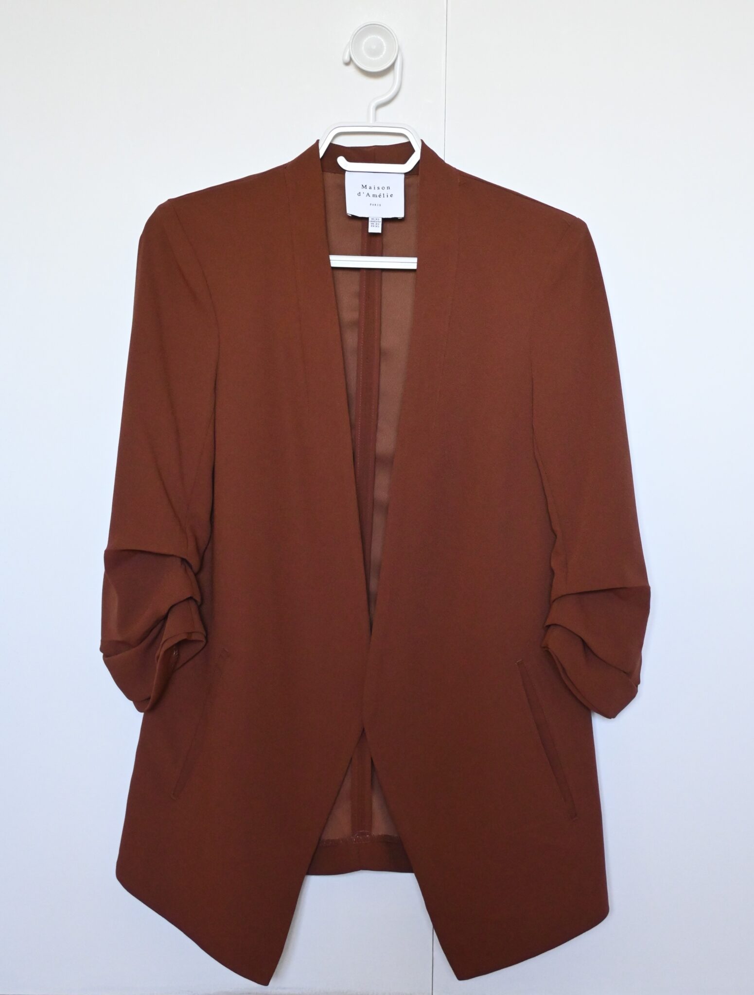 Featured image for Veston orangé rouille
