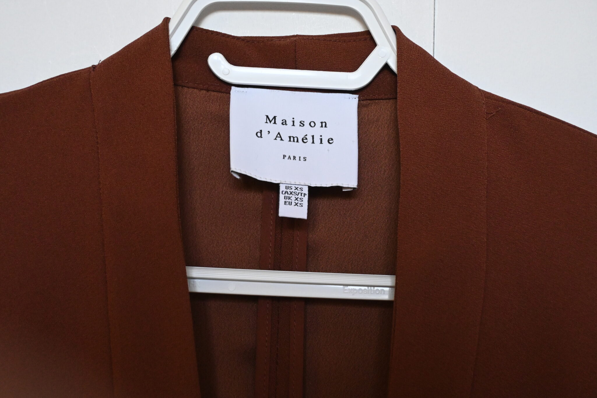 Image for Veston orangé rouille