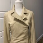 Thumbnail for Manteau Slim-fit en cuir