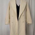 Featured thumbnail for Oversized mid-season coat in embossed cotton