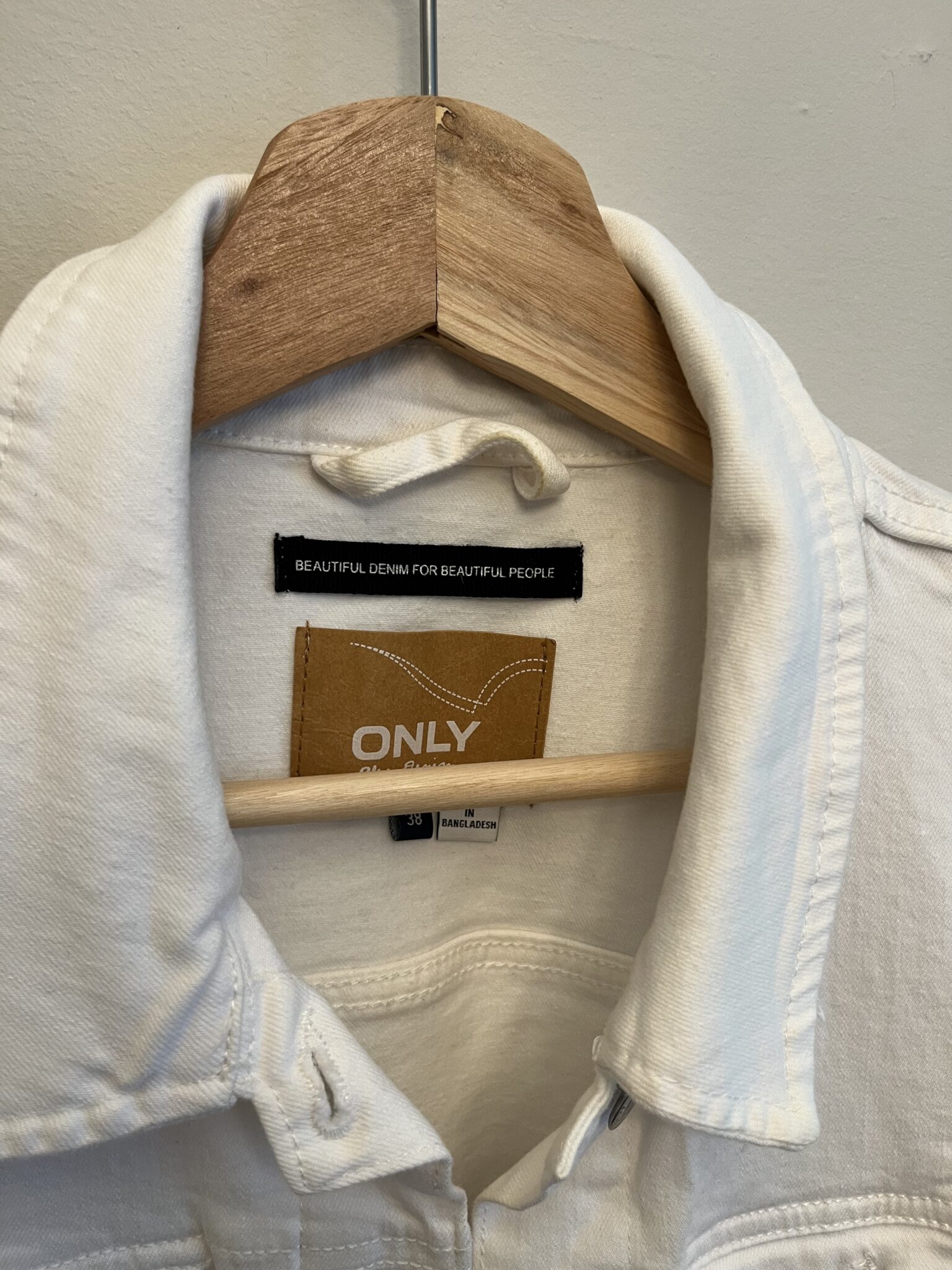Image for Veste en jeans blanche neuve