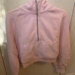 Featured thumbnail for XS/S Strawberry milkshake Scuba hoodie 1/2 zip