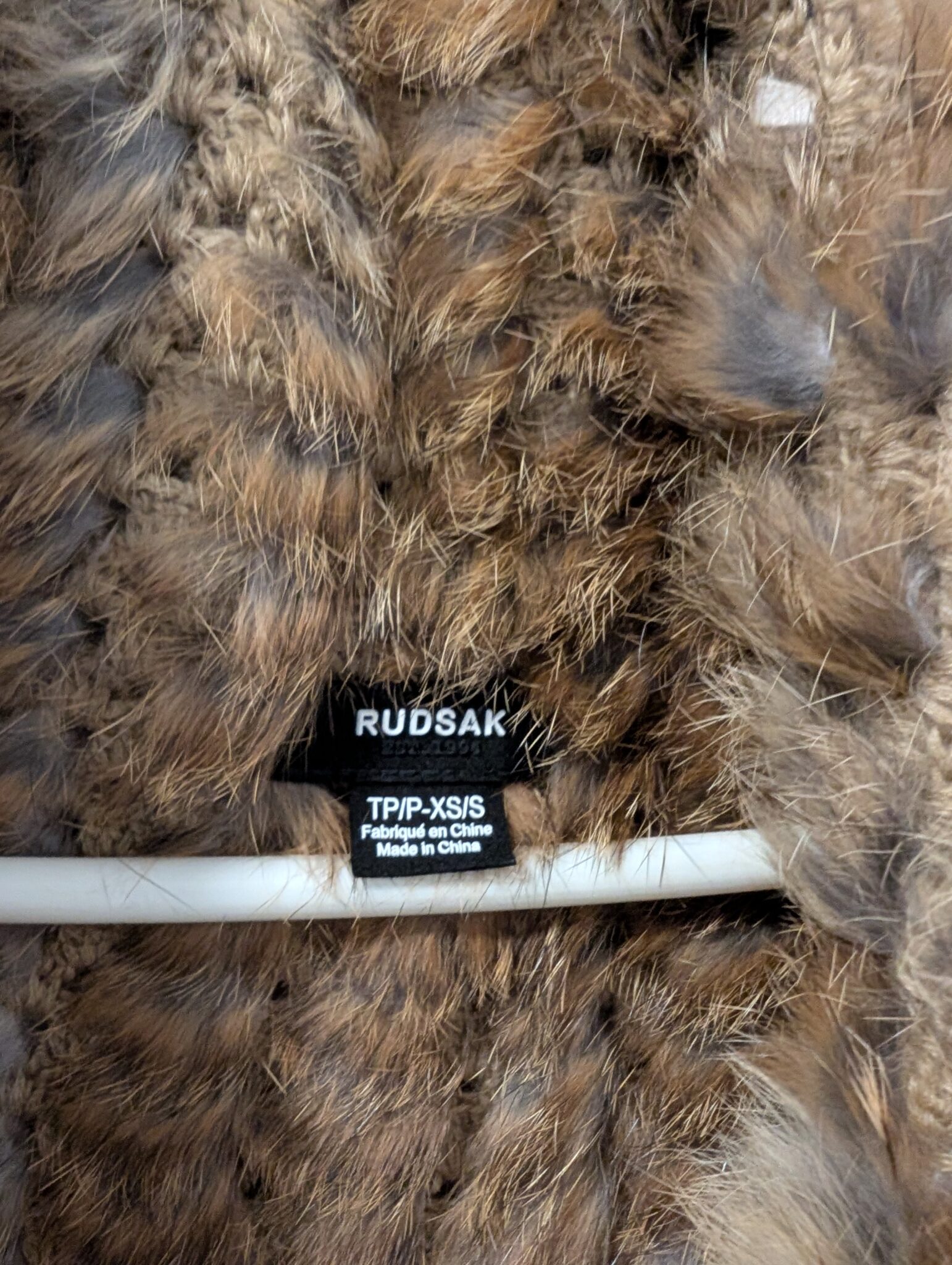 Image for Rudsak/Veste en fourrure de lapin Sz XS