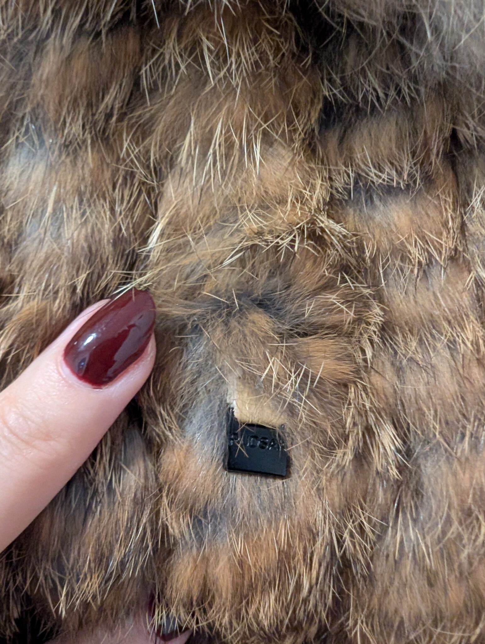 Image for Rudsak/Veste en fourrure de lapin Sz XS