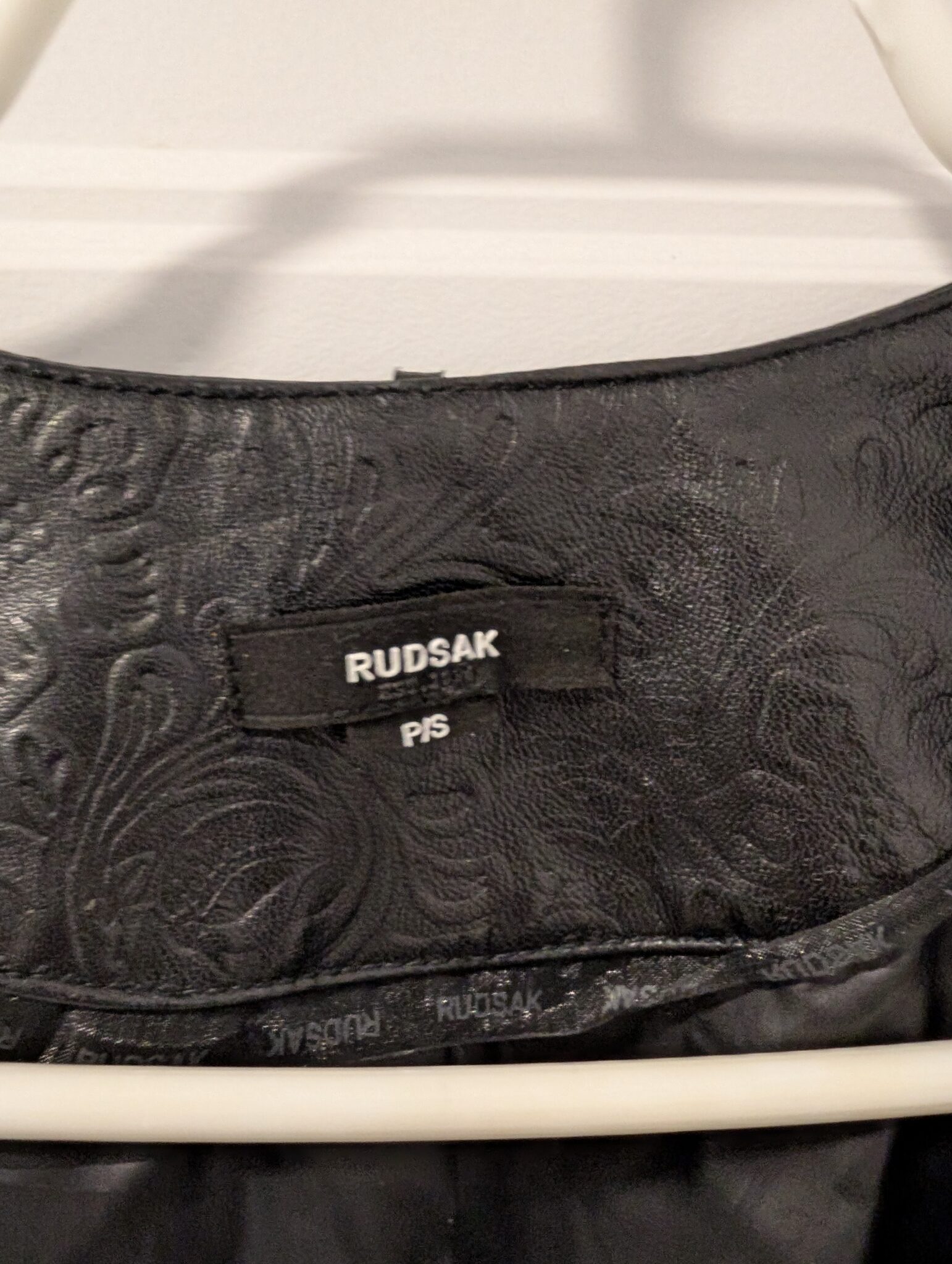 Image for Rudsak/Manteau de cuir Sz S