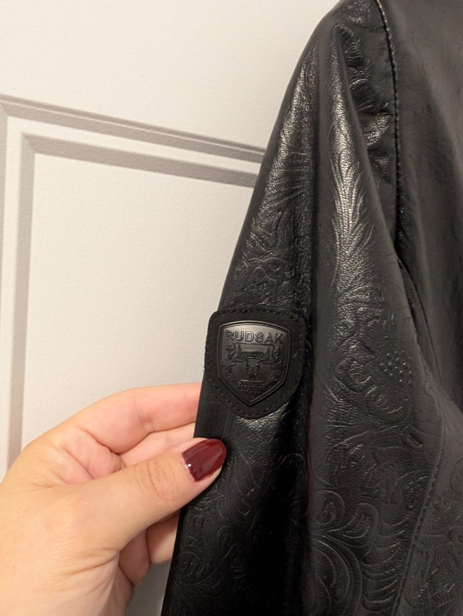 Image for Rudsak/Manteau de cuir Sz S