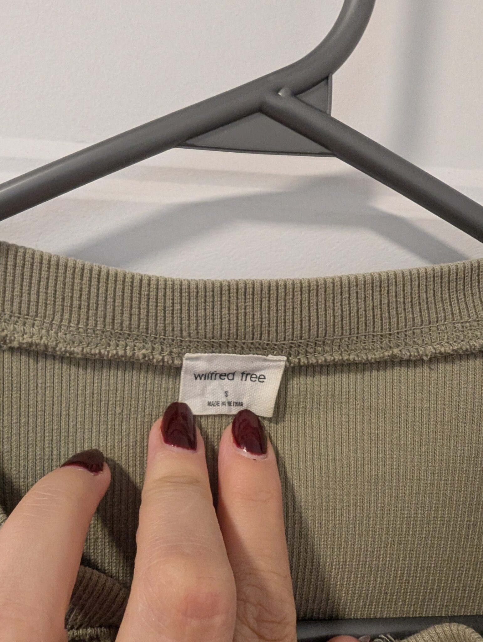 Image for Aritzia/Wilfred Free Chandail "Mavis" Sz S