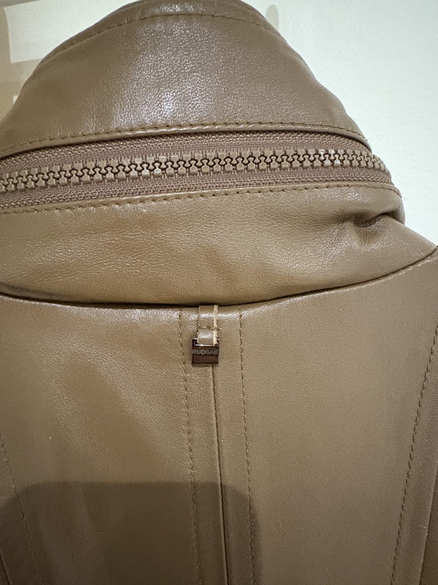 Image for Manteau en cuir Rudsak