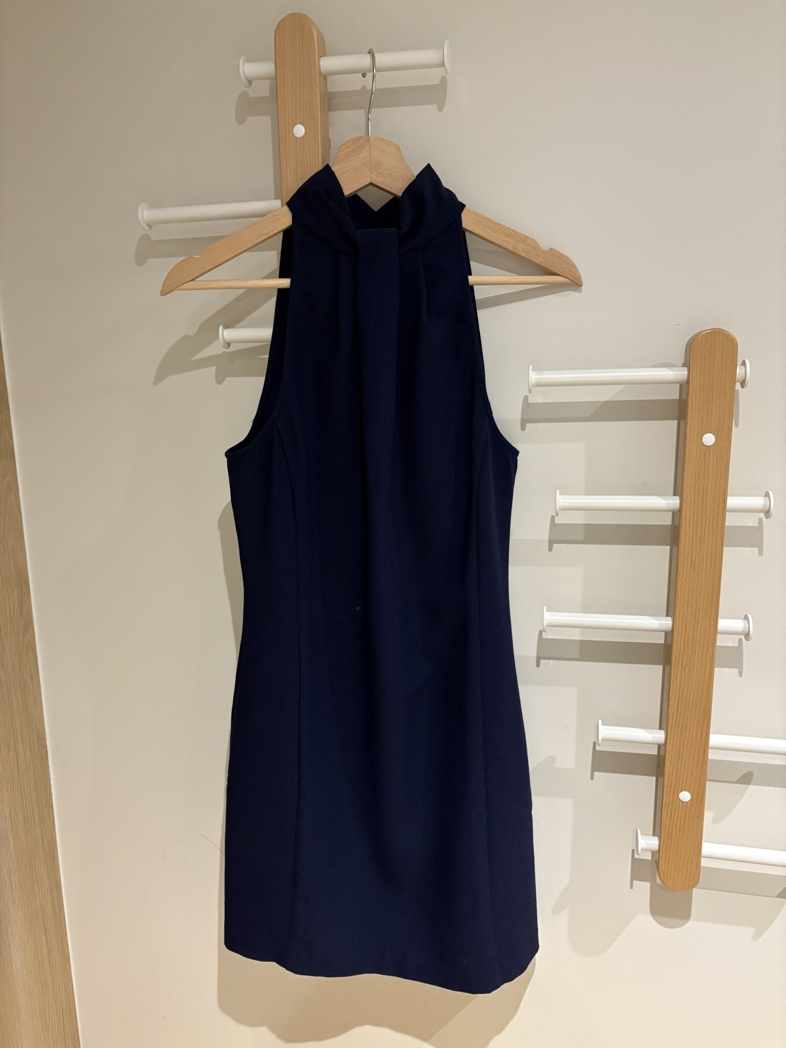 Featured image for Short dress with high collar by Co.