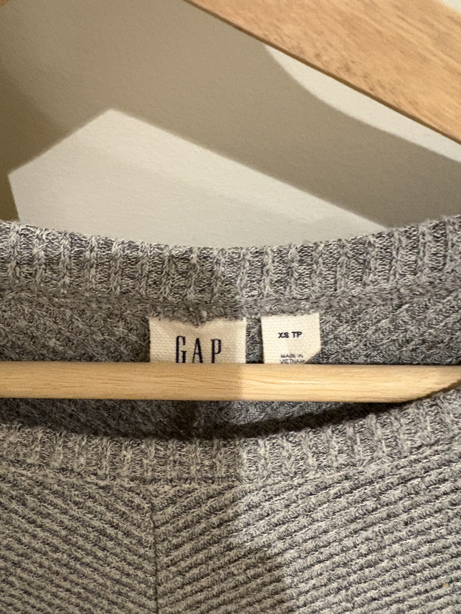 Image for Grey knitted dress GAP