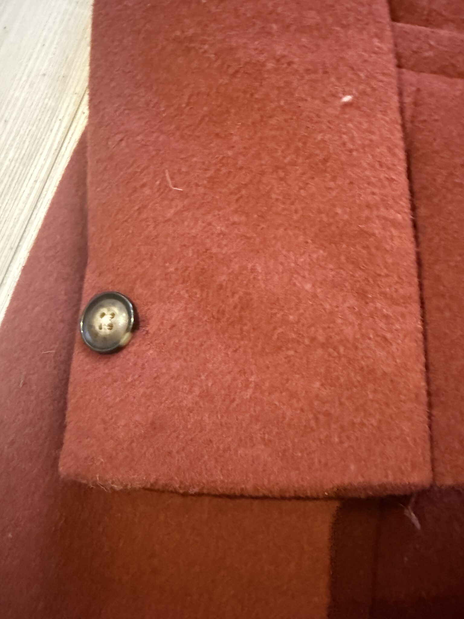 Image for Manteau rw-co rouge/rust en mélange de laine