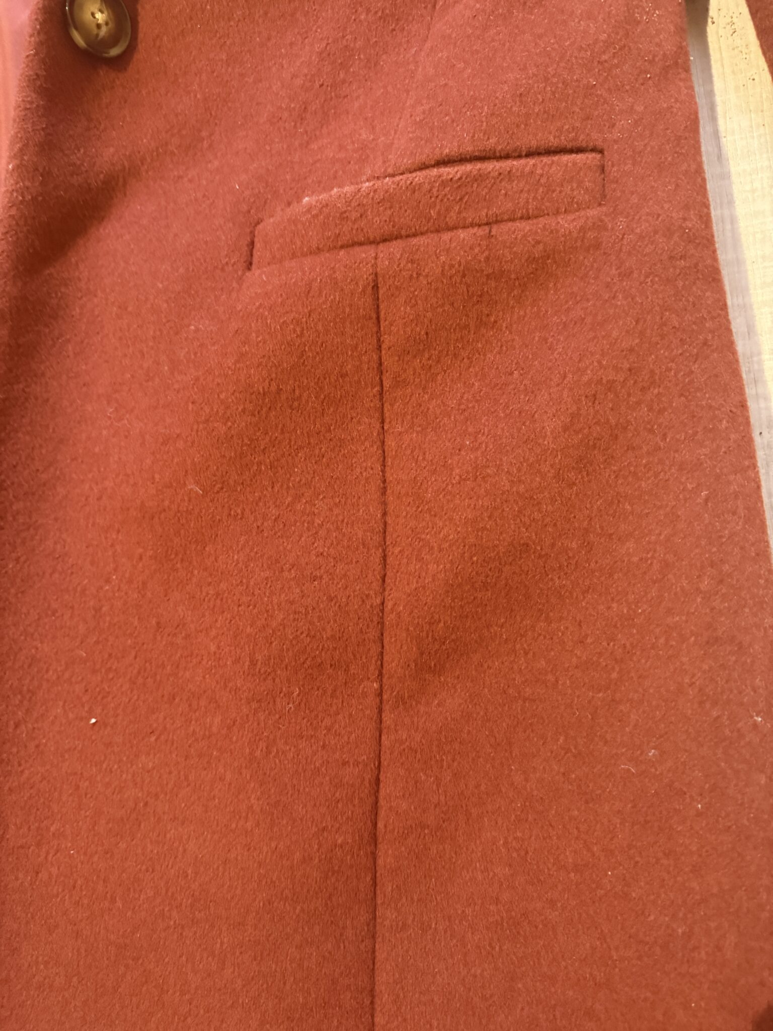 Image for Manteau rw-co rouge/rust en mélange de laine