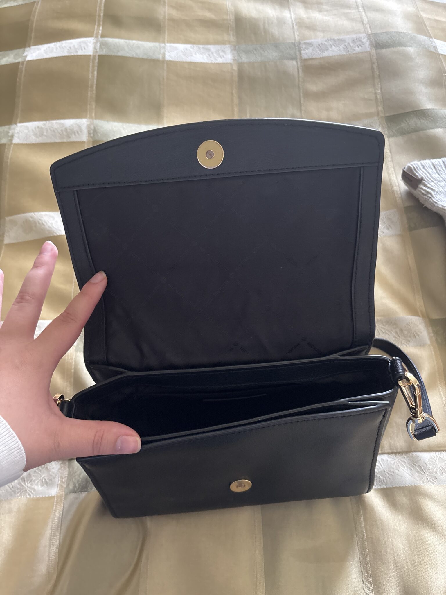 Image for Sac a bandoulière noir Michael Kors