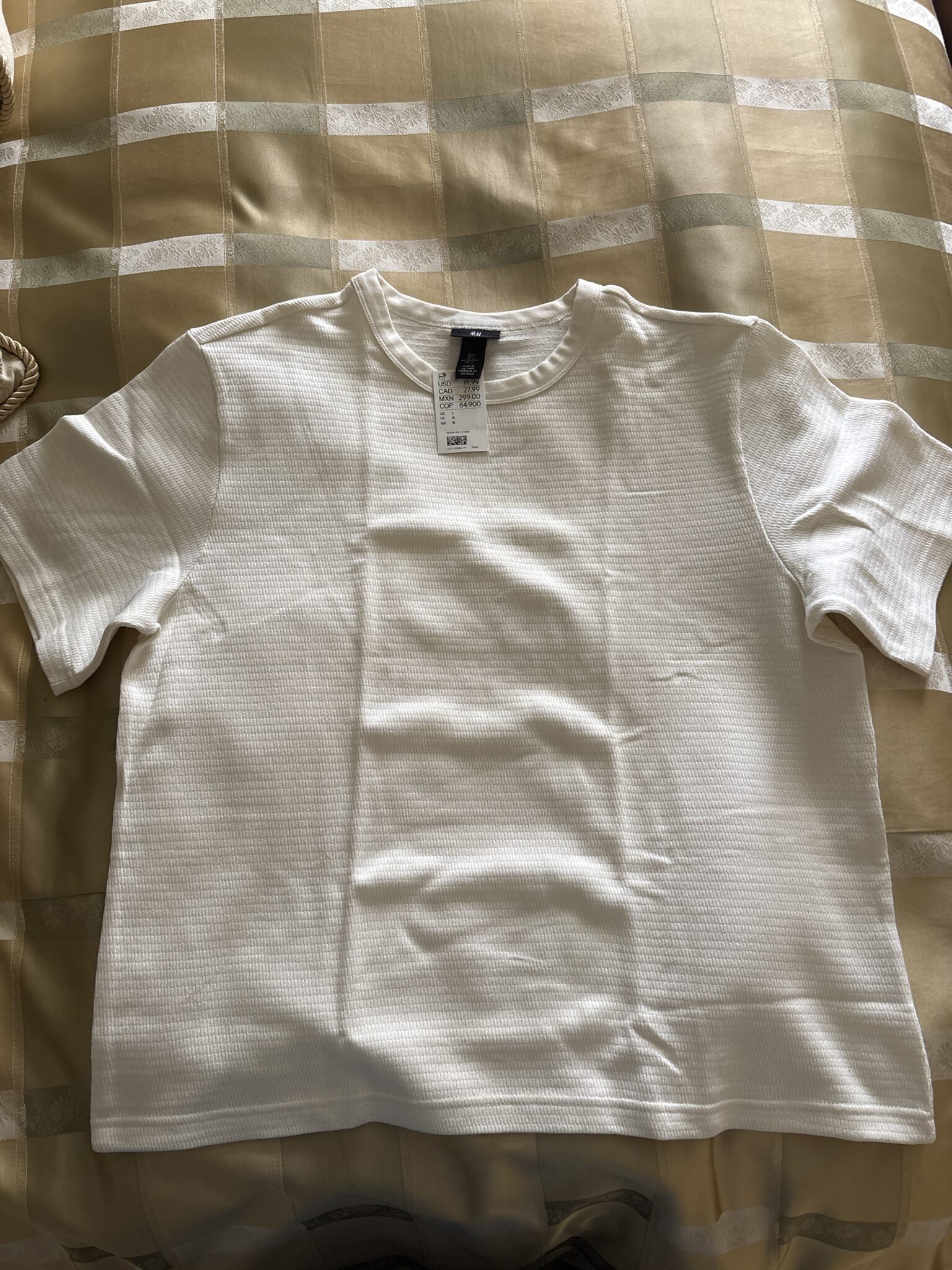 Featured image for Chandail à manche courte blanc