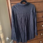 Thumbnail for Chemise en lin bleu marine