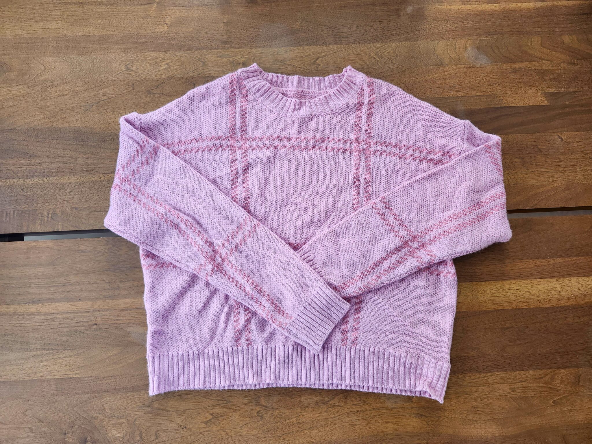 Featured image for Chandail rose manches longues