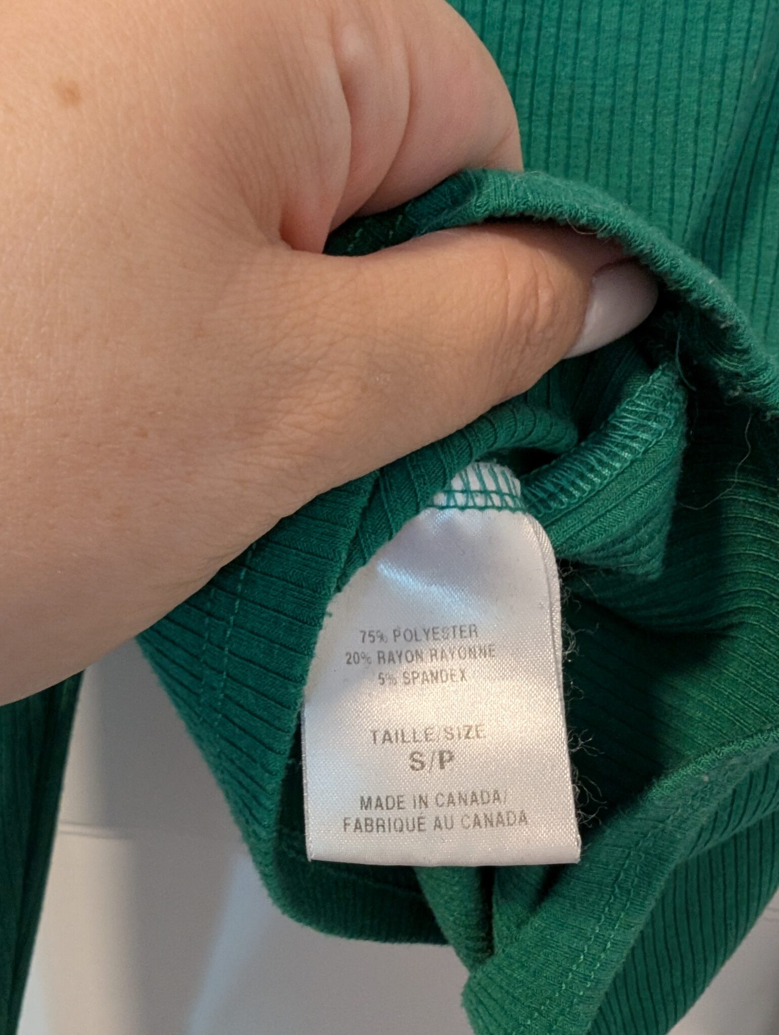 Image for Womance/Chandail Long Vert Sz S