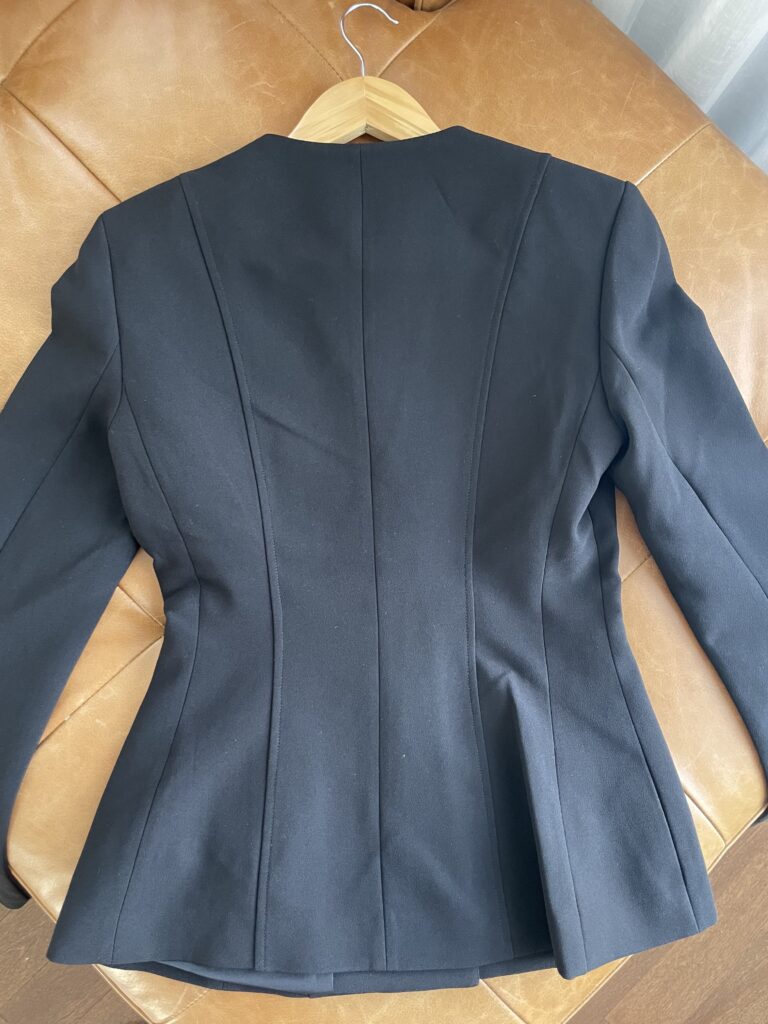 Image for Magnifique veston blazer en sablier noir