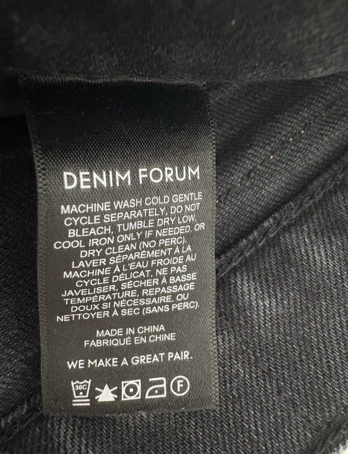 Image for Jeans droit Arlo Denim Forum