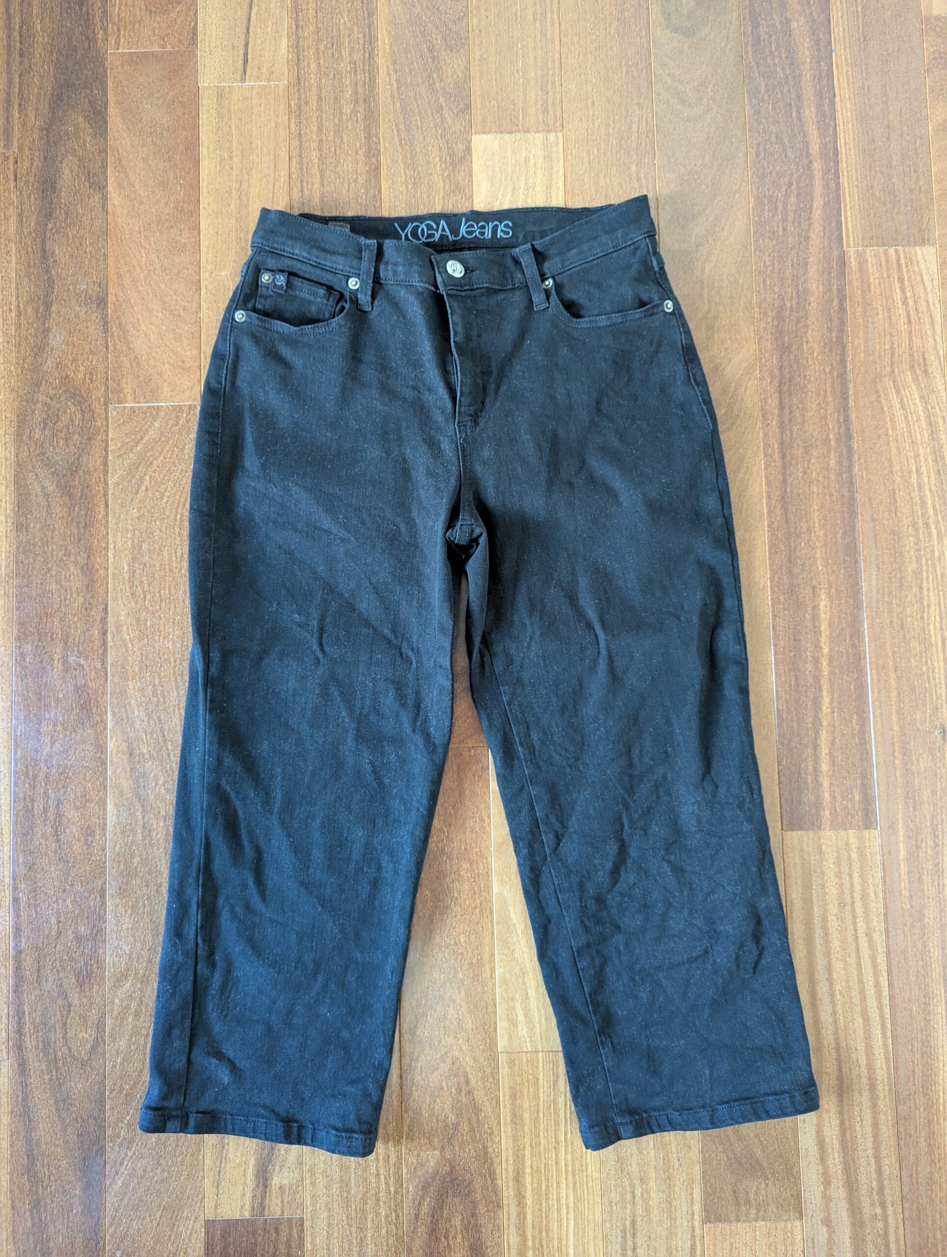 Yoga jeans noirs, grandeur 28 Yoga Jeans seconde main