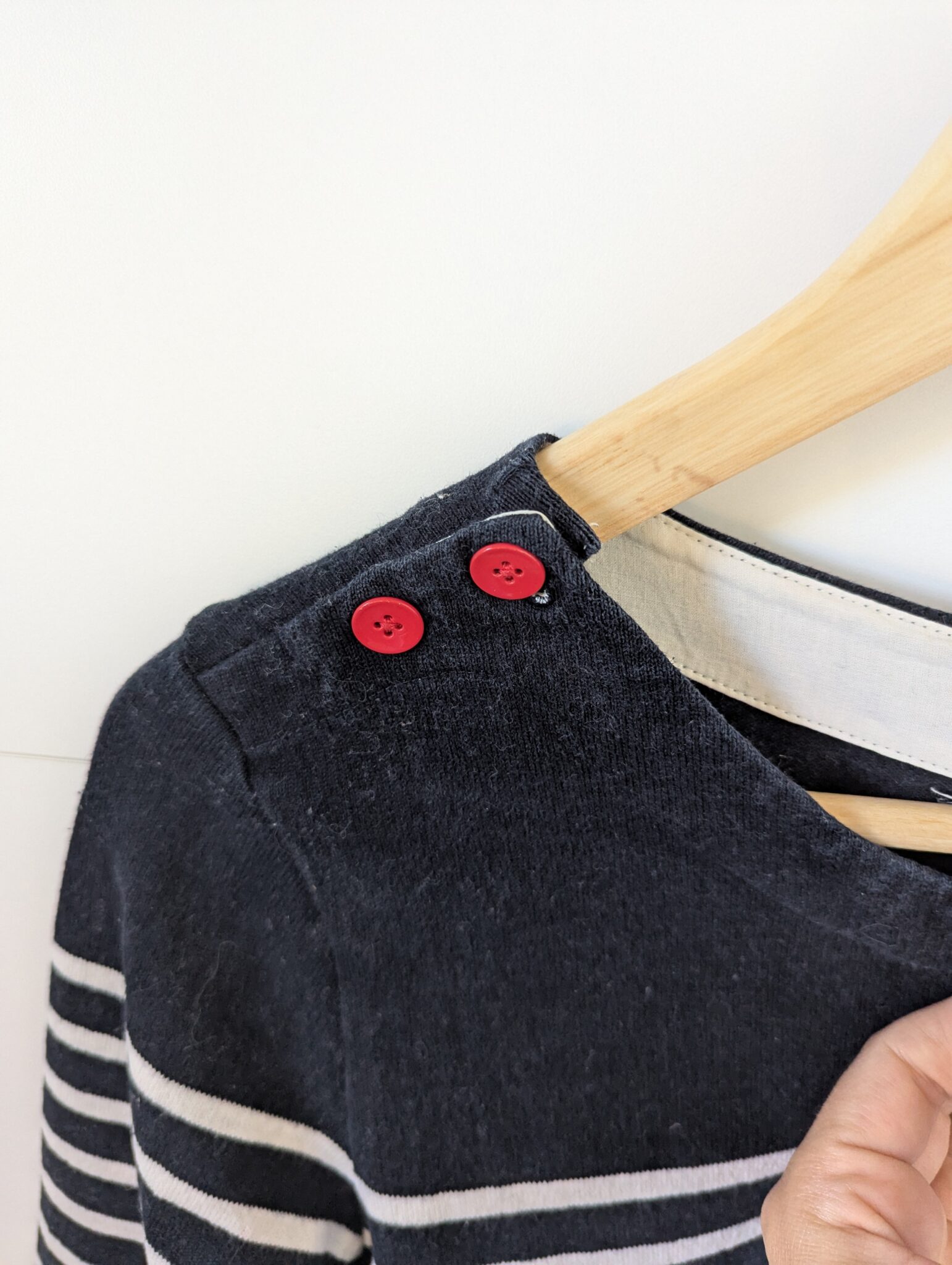 Image for Robe rayée en coton, medium