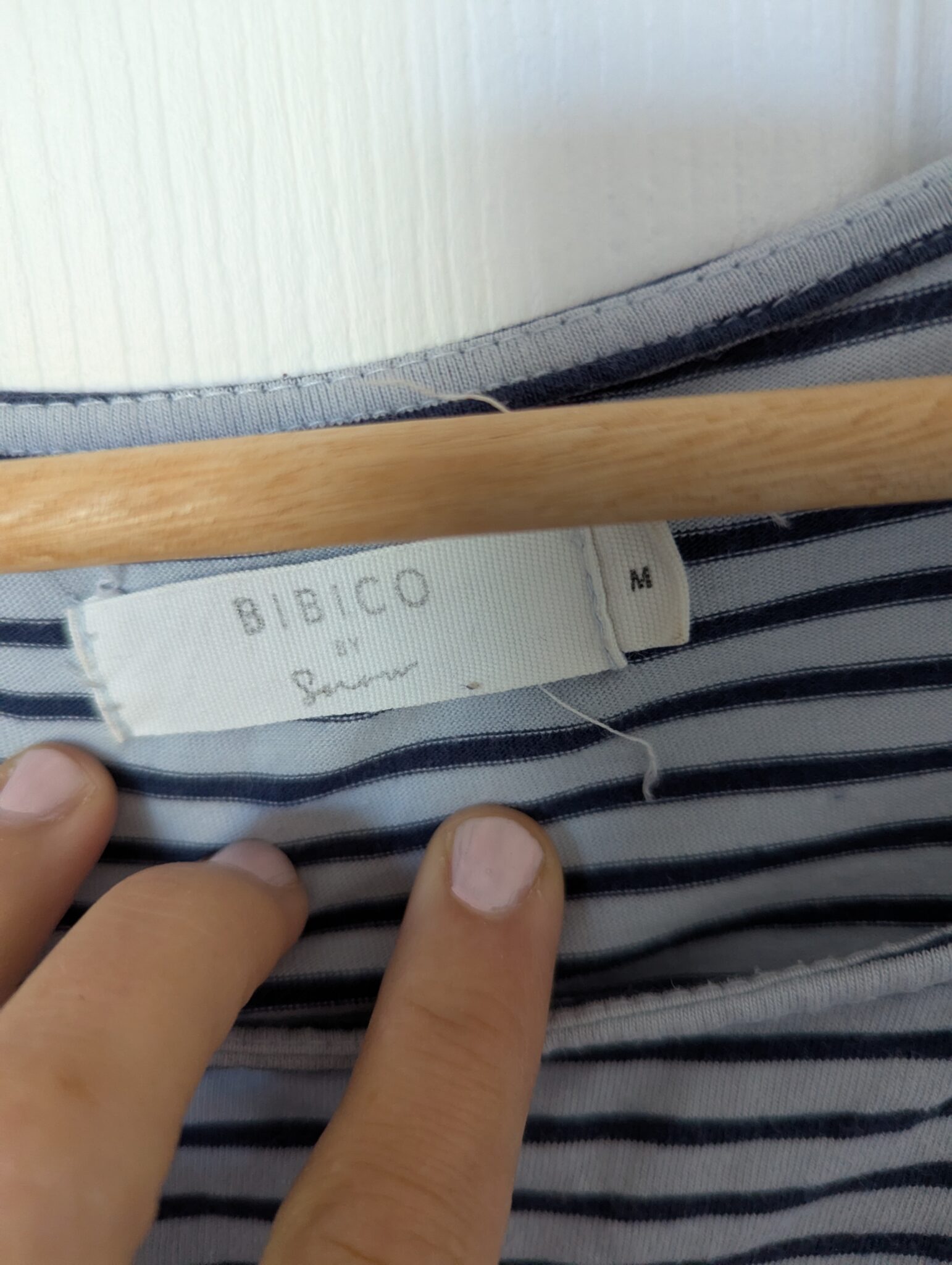 Image for Robe rayée en coton bio, medium