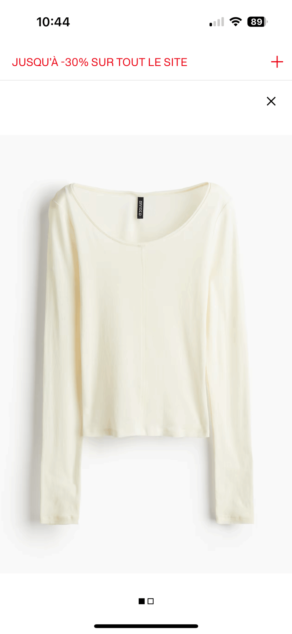 Featured image for Chandail vaporeux en coton