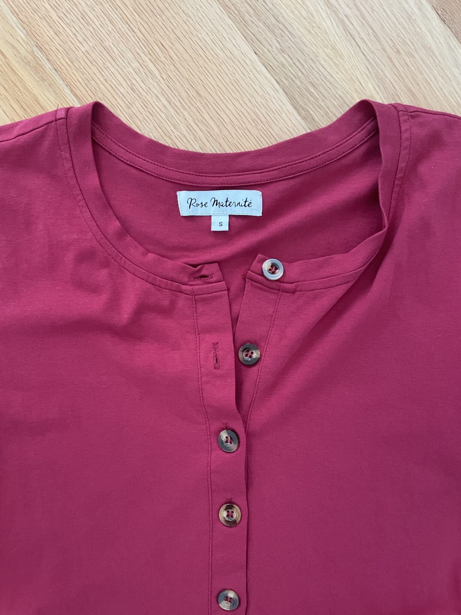 Image for Robe Rose Maternité Small