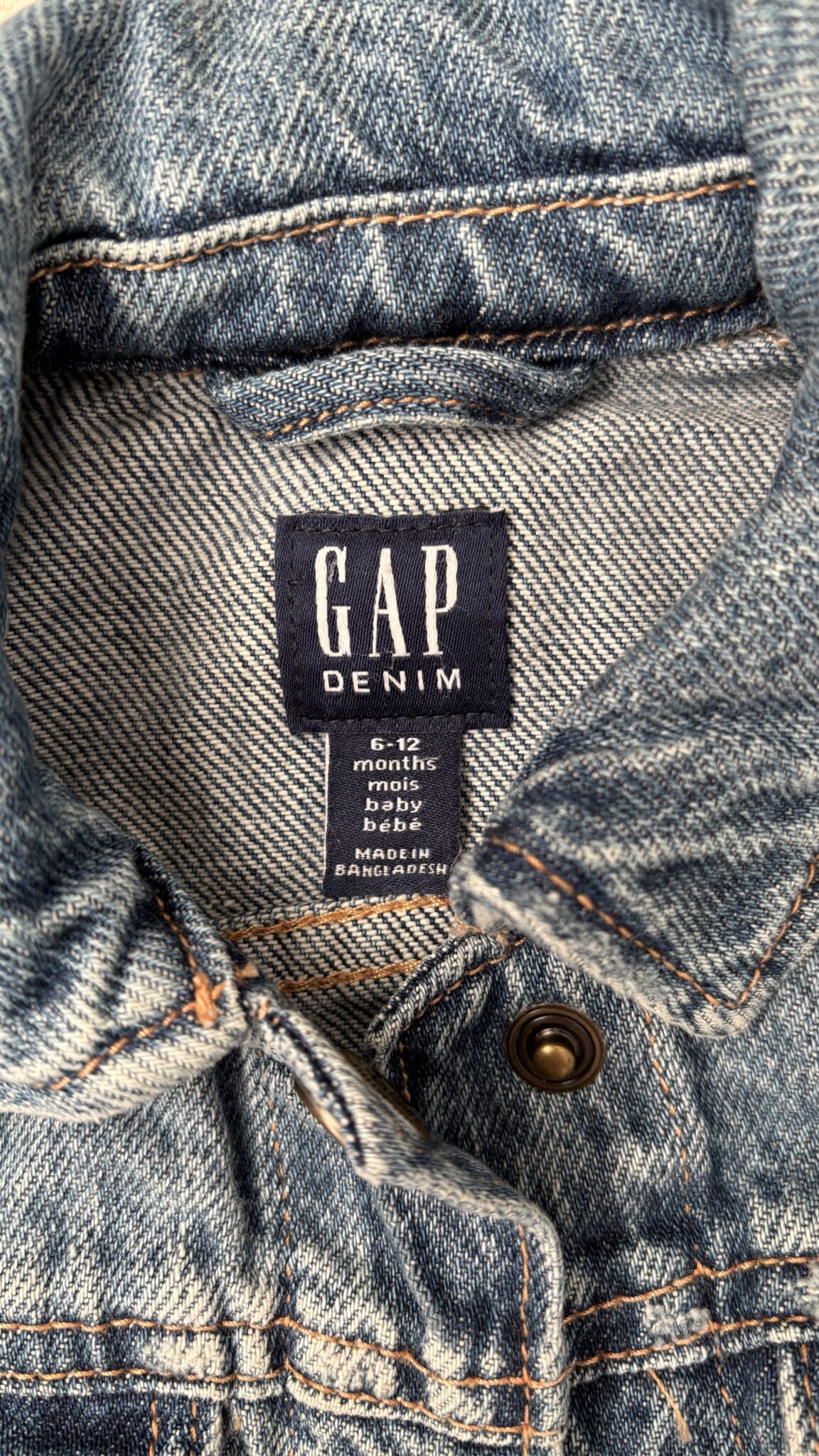 Image for Veste en jean Gap baby