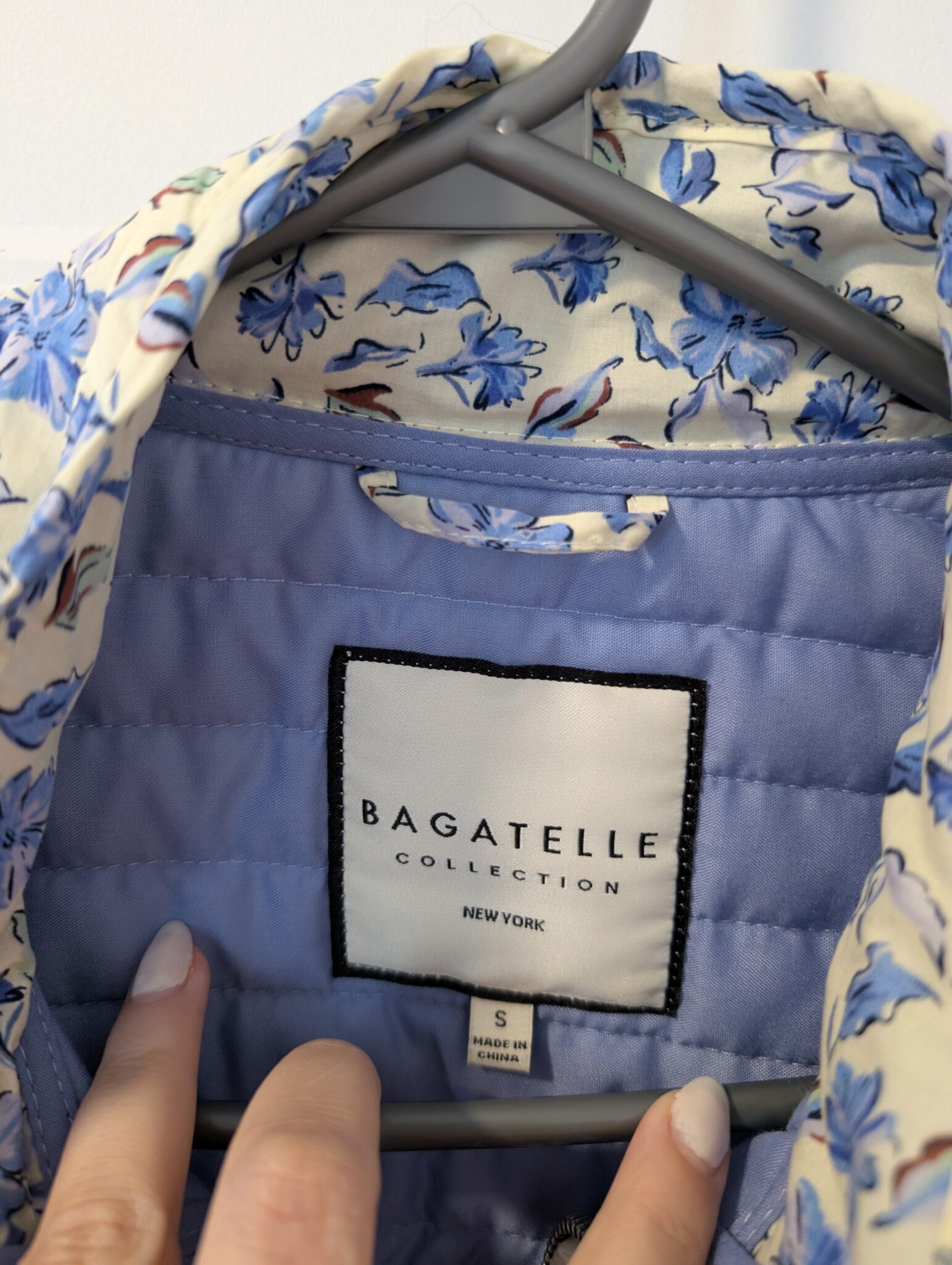 Image for Bagatelle/Veste fleurie matelassée Sz S
